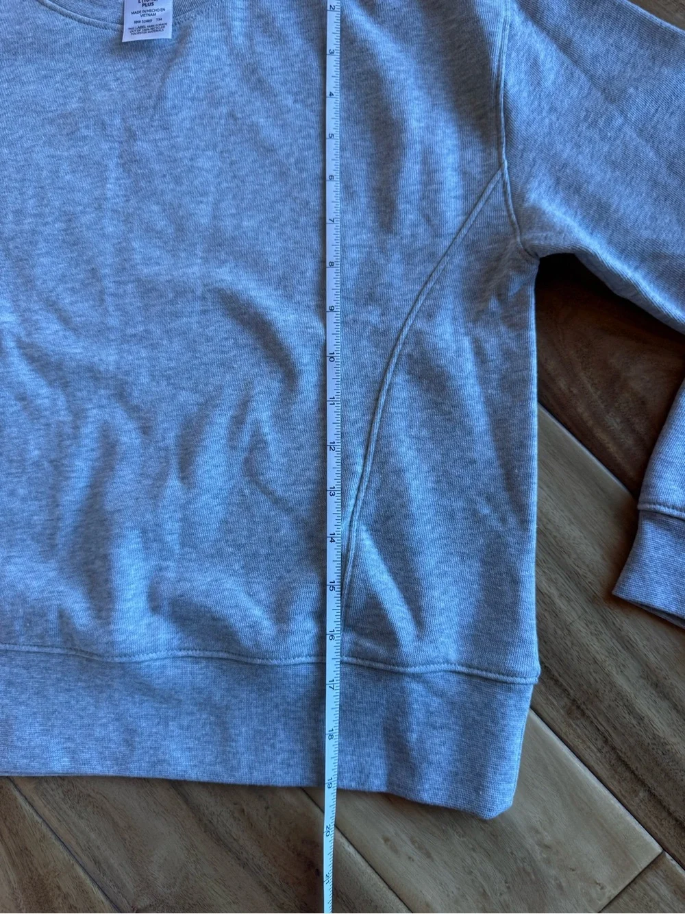 Athletic Works Girls Crewneck Sweatshirt - Light Gray